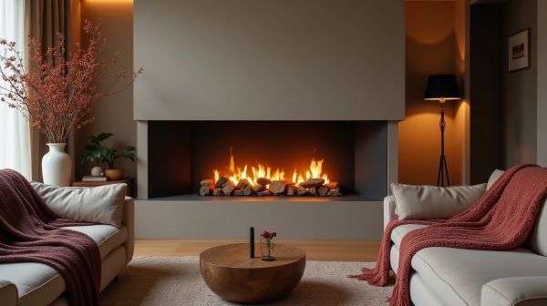 Créer une ambiance chaleureuse avec votre cheminée tendance 2026